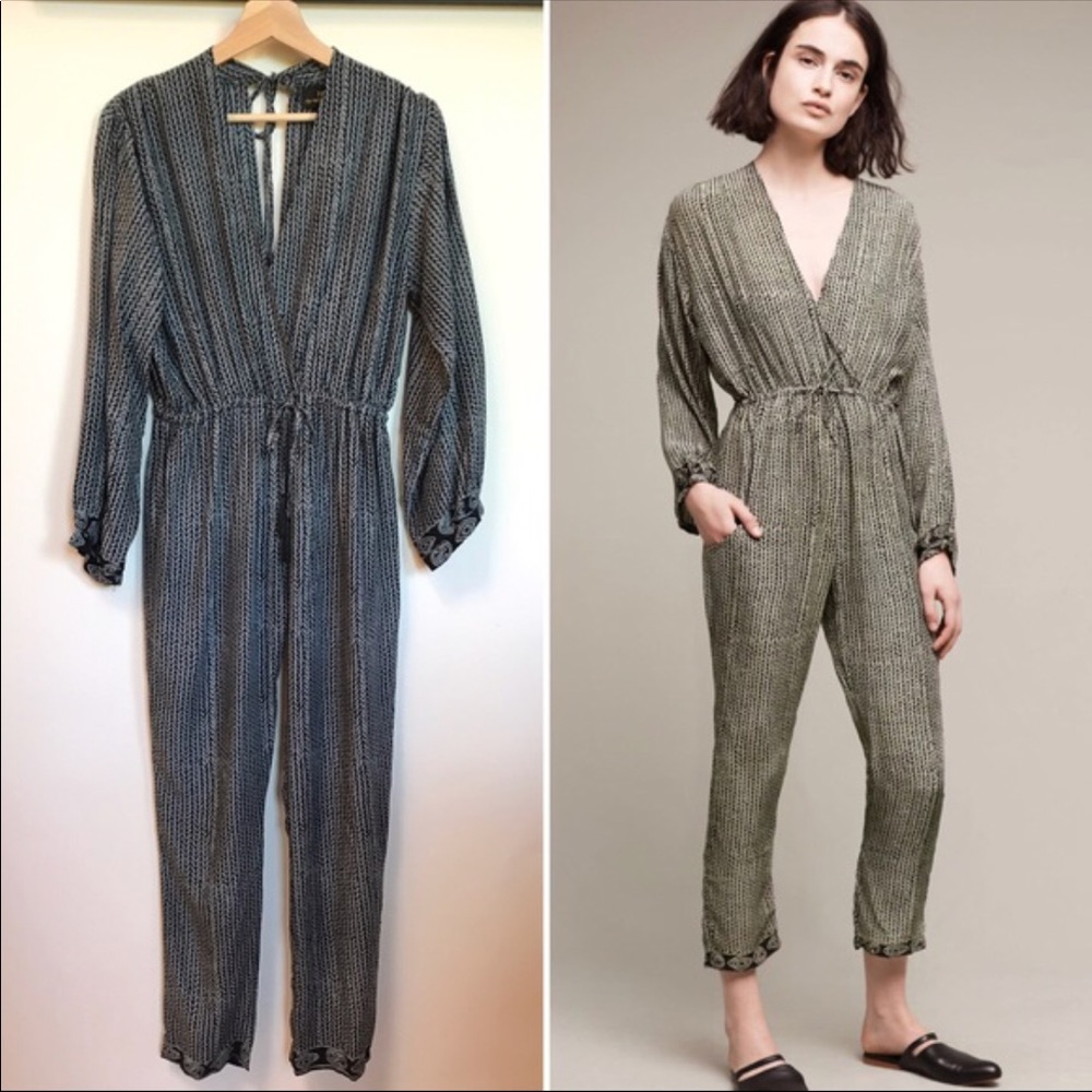 Anthropologie printed jumpsuit. NWT.